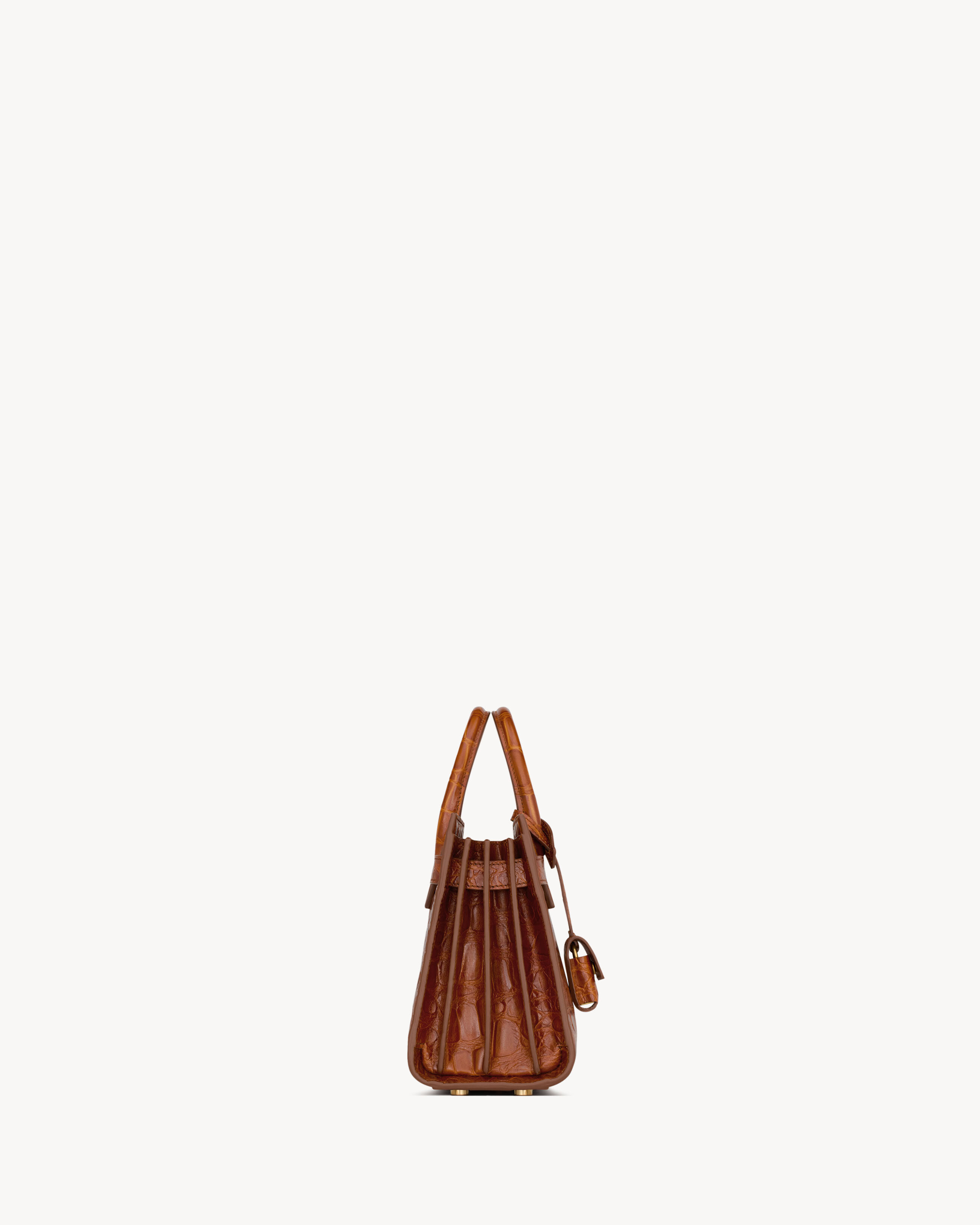 SAC DE JOUR in crocodile-embossed leather – NANO