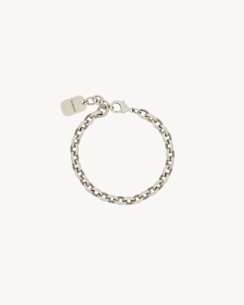 peaked chain bracelet in metal