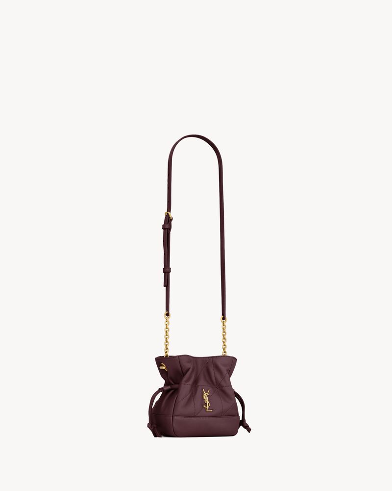JAMIE mini shoulder pouch in lambskin