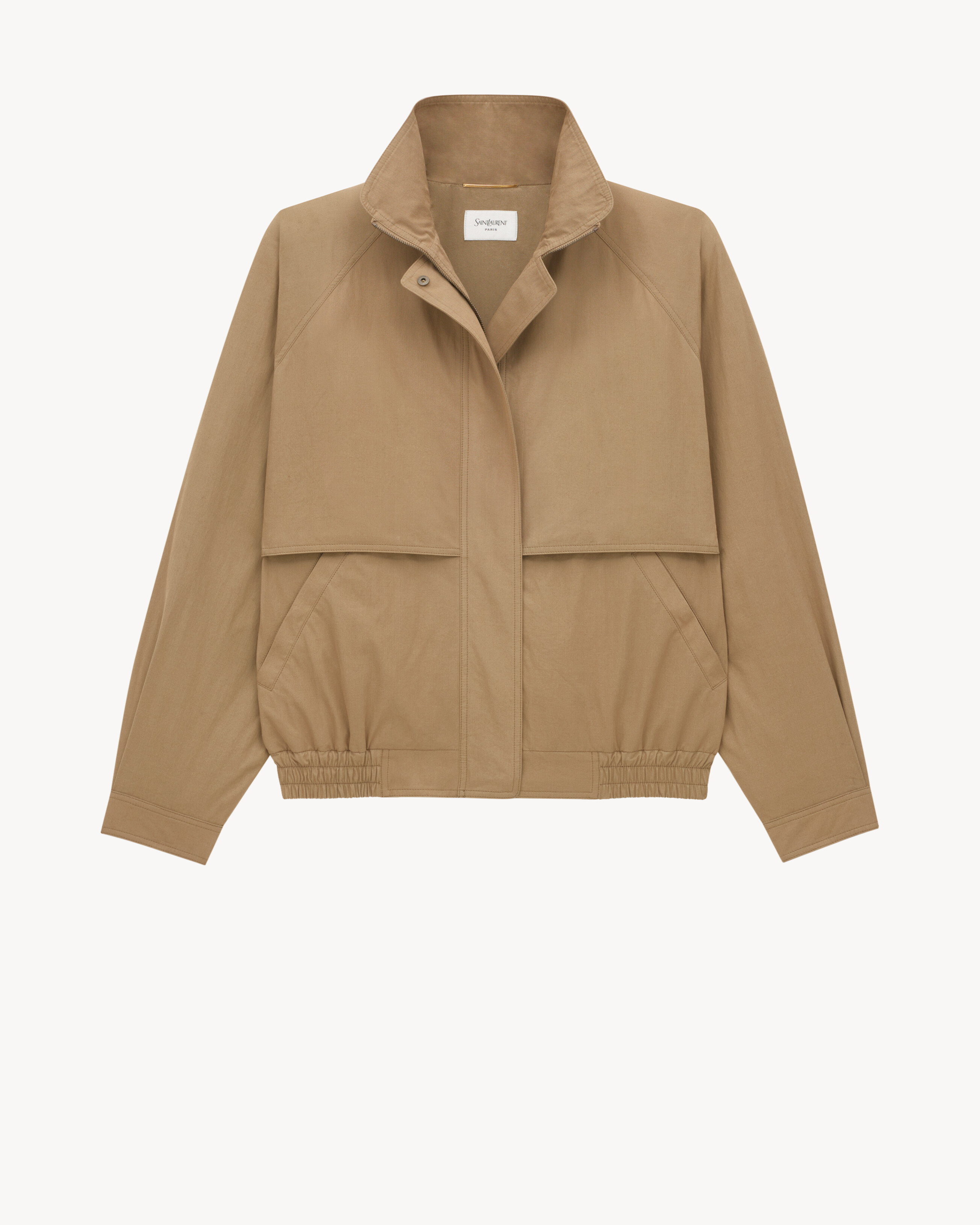 jacket in cotton canvas