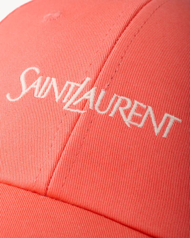 SAINT LAURENT cap in cotton gabardine