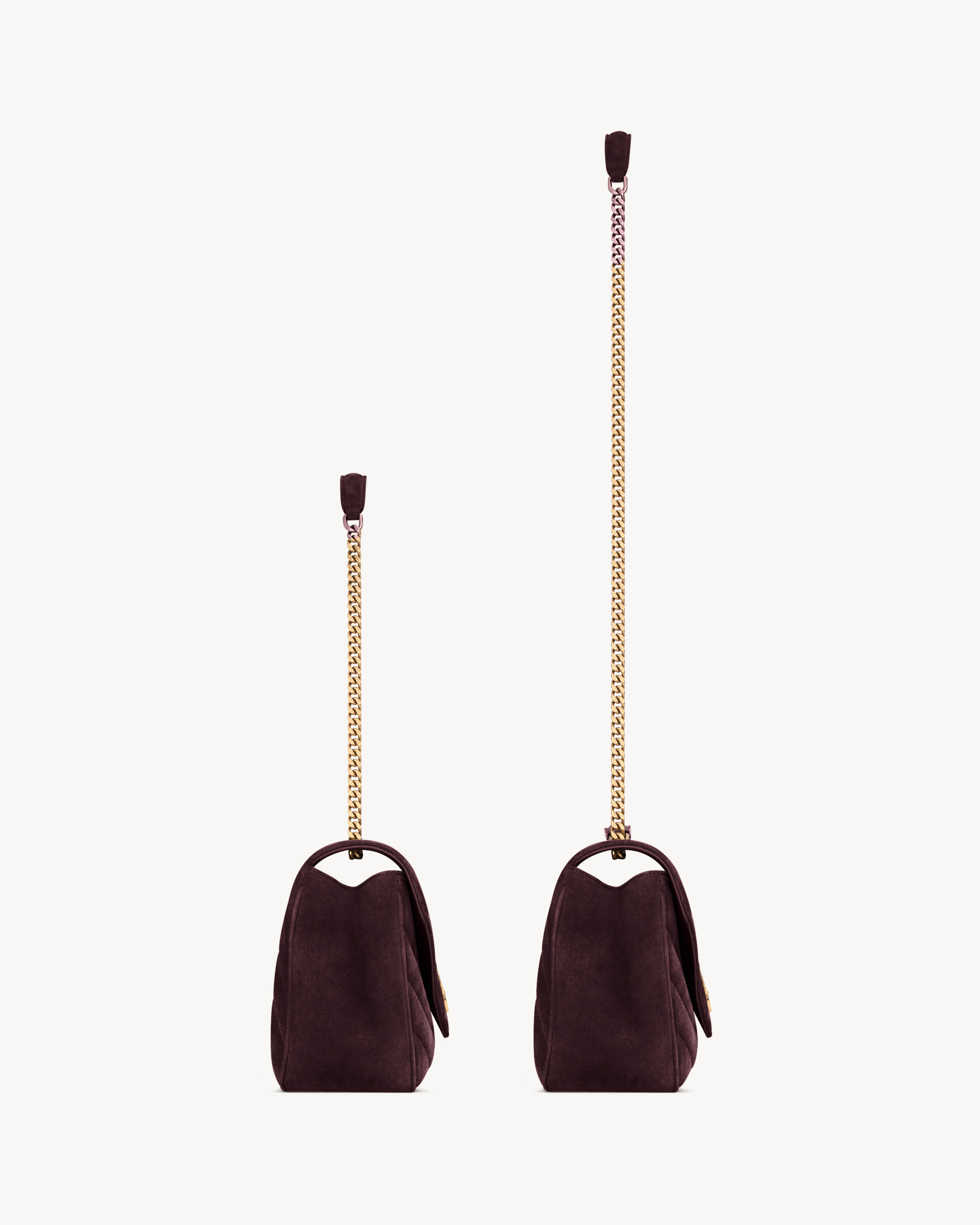 LOULOU medium in MATELASSÉ suede