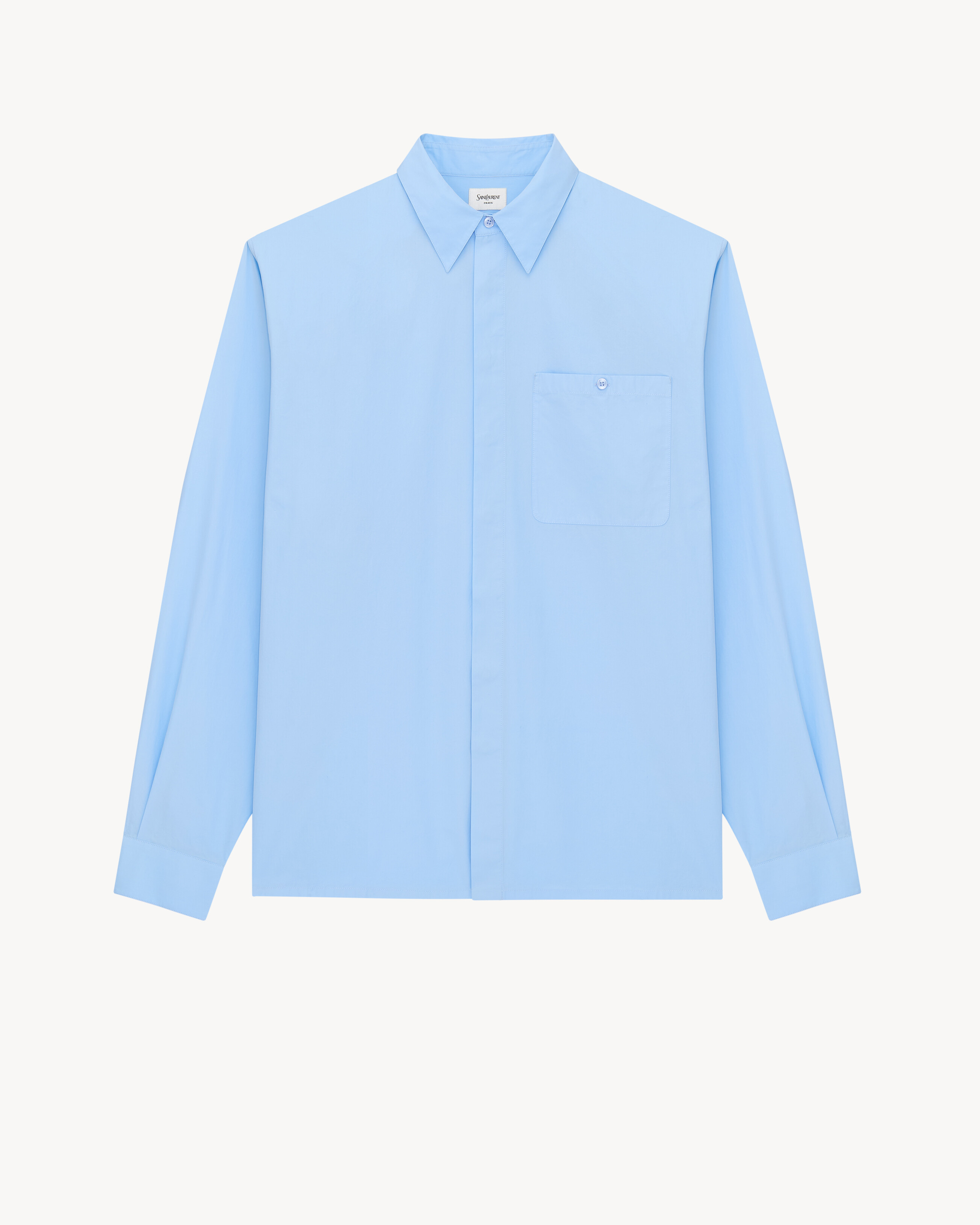 shirt in cotton poplin
