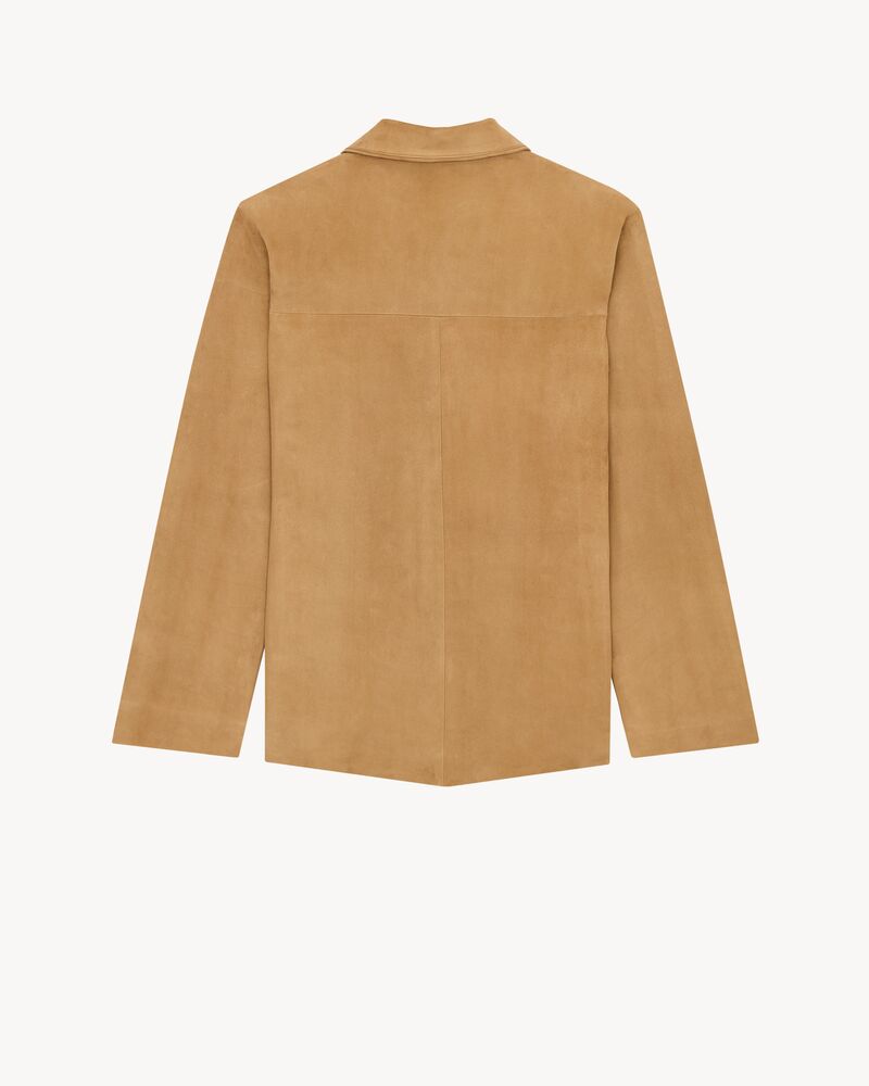 Jacket in suede