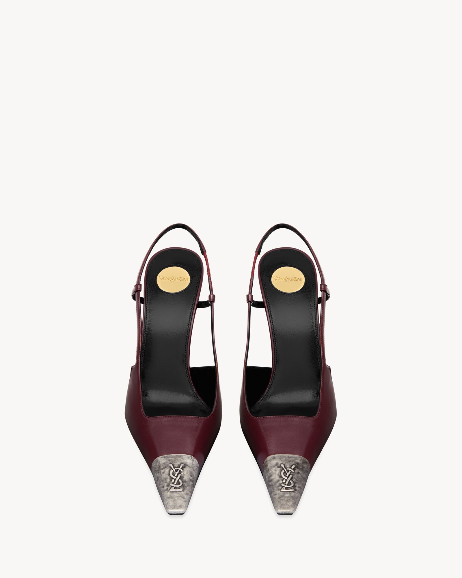 JEANNE slingback pumps in smooth leather — 841158AAFGC6629