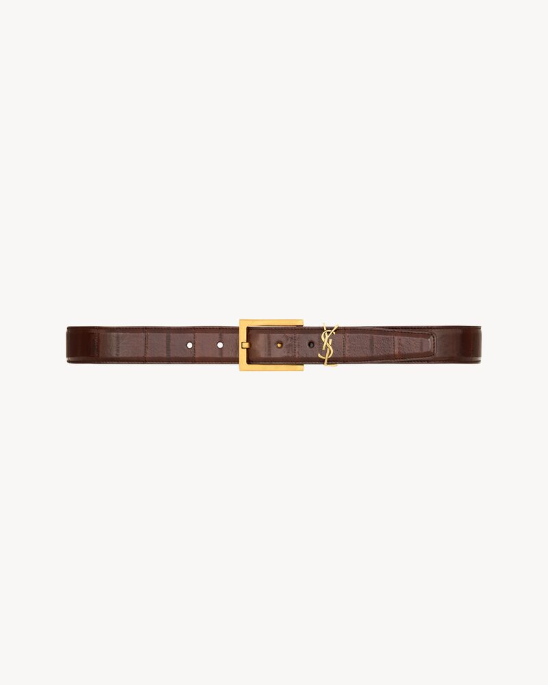 CASSANDRE belt in eel