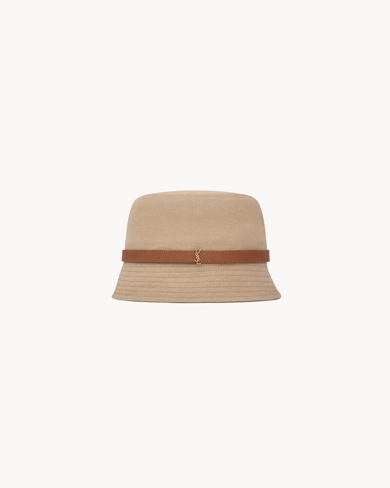 CASSANDRE bucket hat in canvas