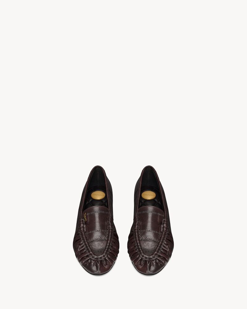 sapatilhas LOAFERINO em couro de hagfish