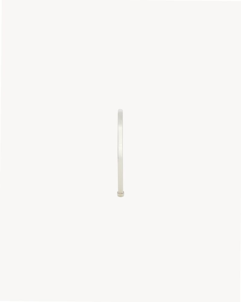 SAINT LAURENT thin cuff in sterling silver
