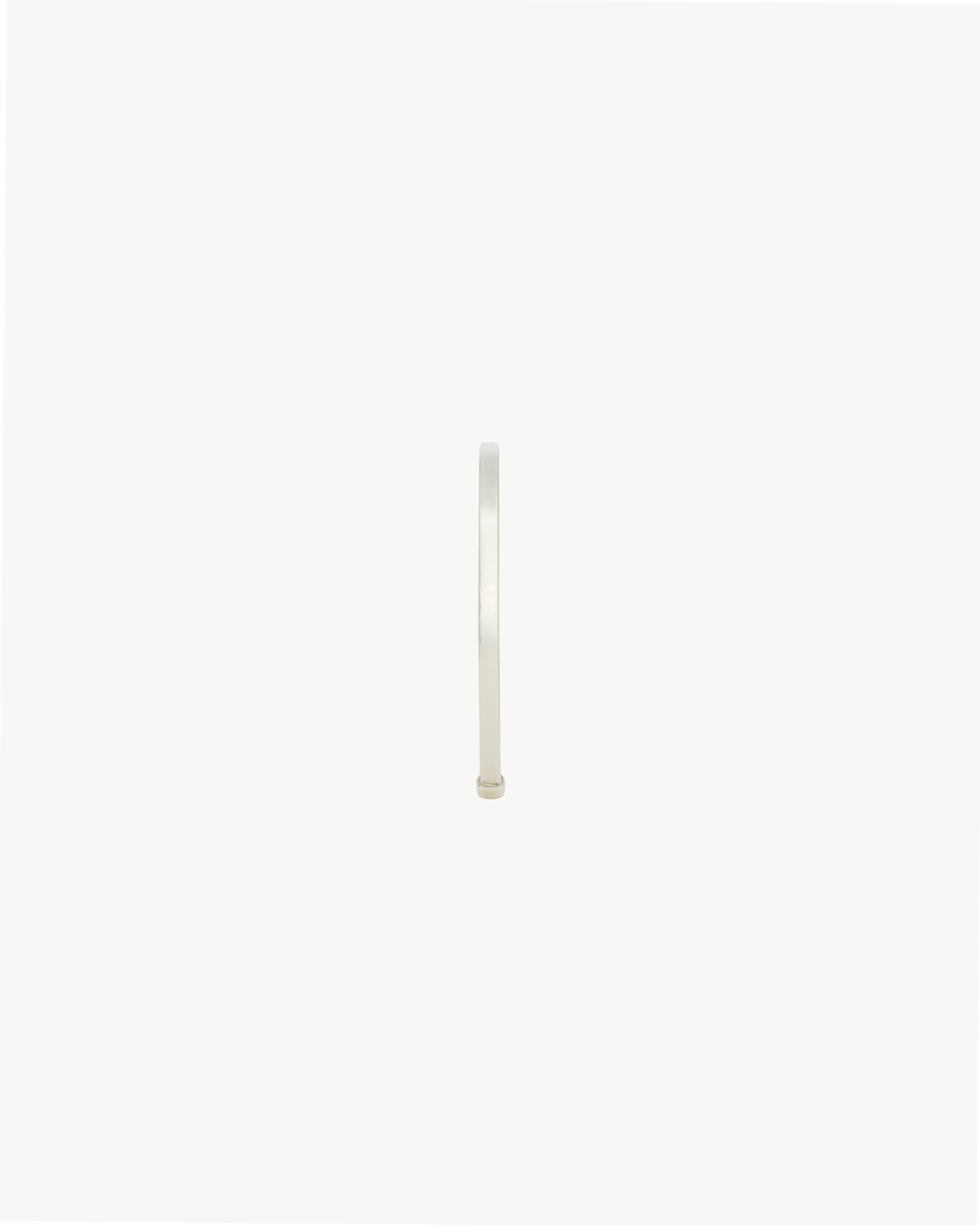 SAINT LAURENT thin cuff in sterling silver