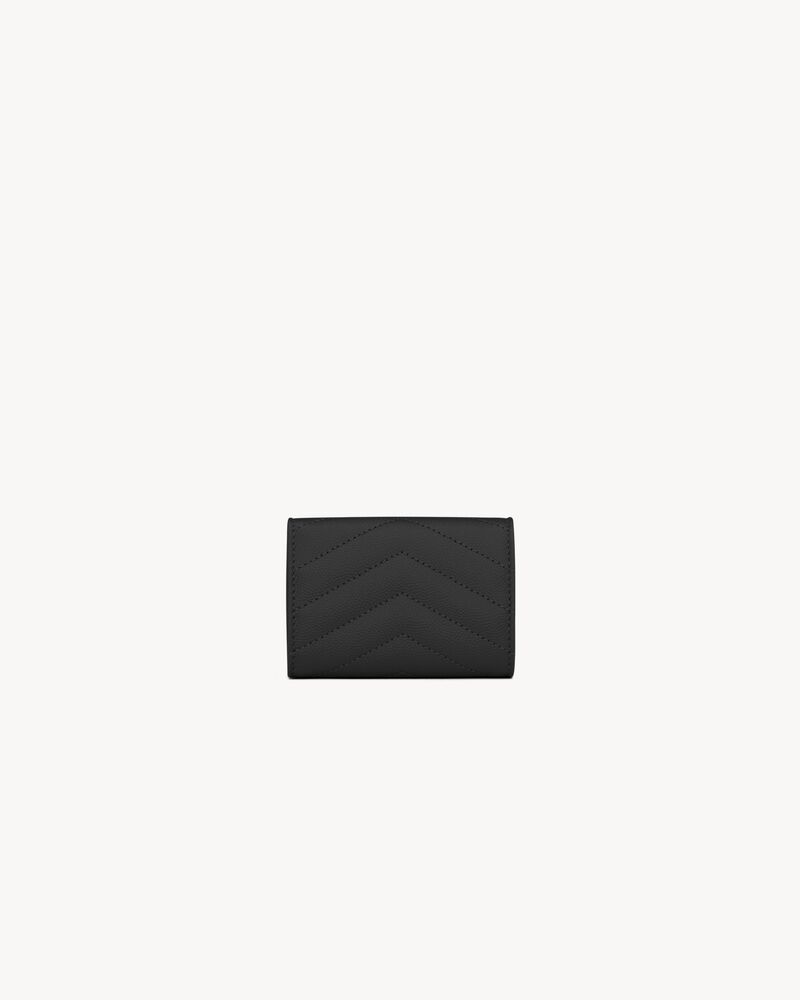 CASSANDRE MATELASSÉ ORIGAMI TINY WALLET in grain de poudre embossed leather