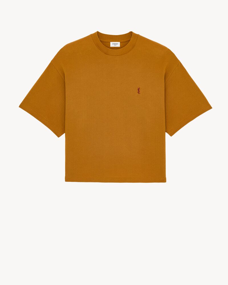 CASSANDRE oversized T-shirt in cotton piqué