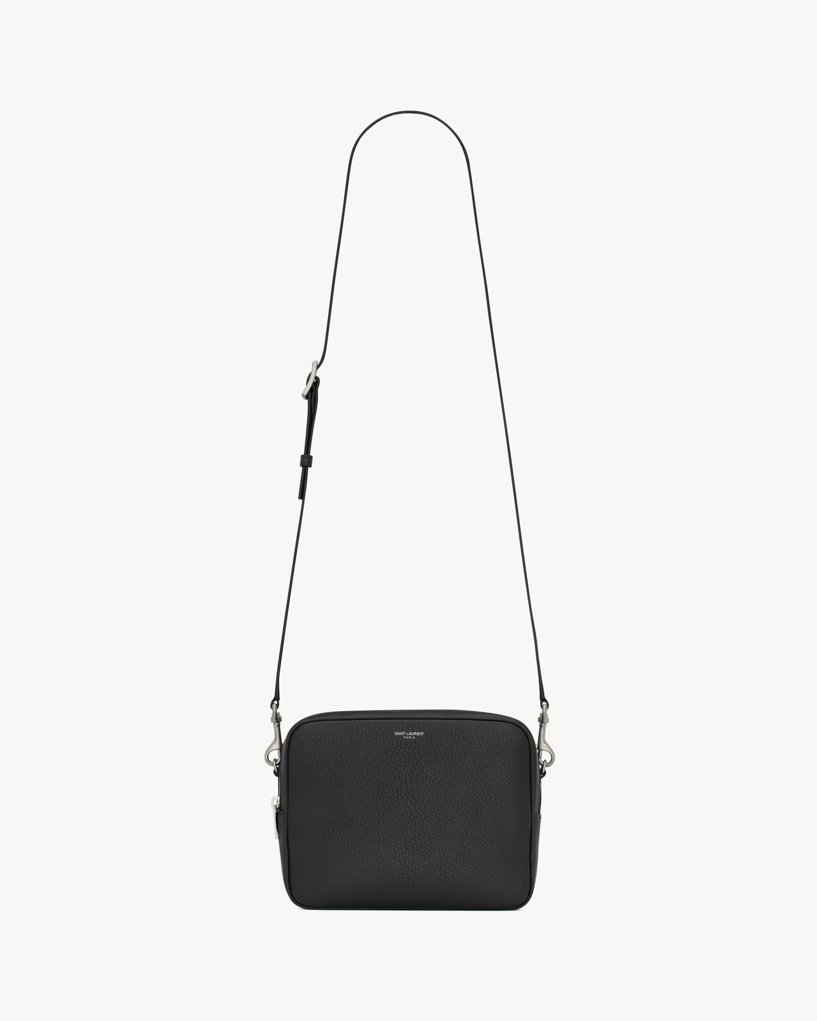 SAINT LAURENT small camera bag in grained leather