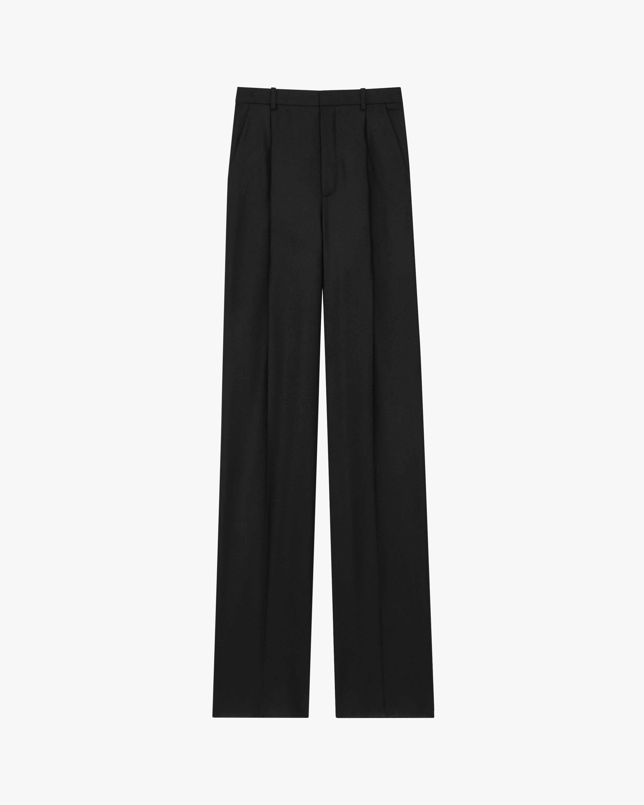 wide-leg pants in cashmere