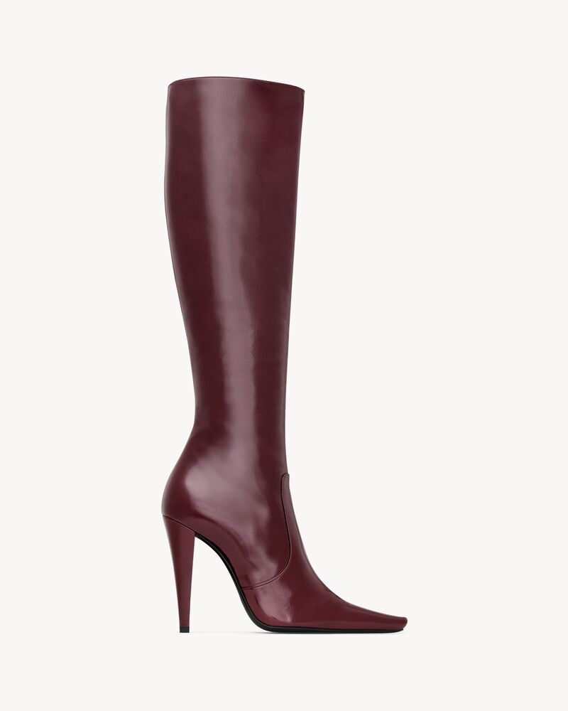 77 boots in smooth leather