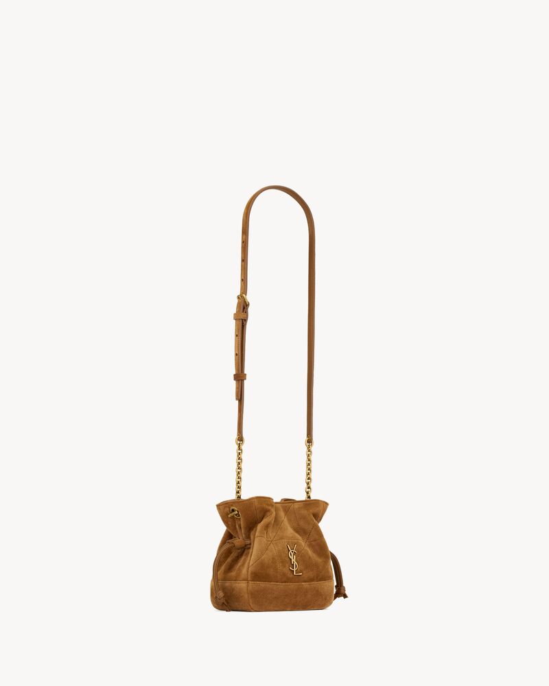 JAMIE mini shoulder pouch in suede