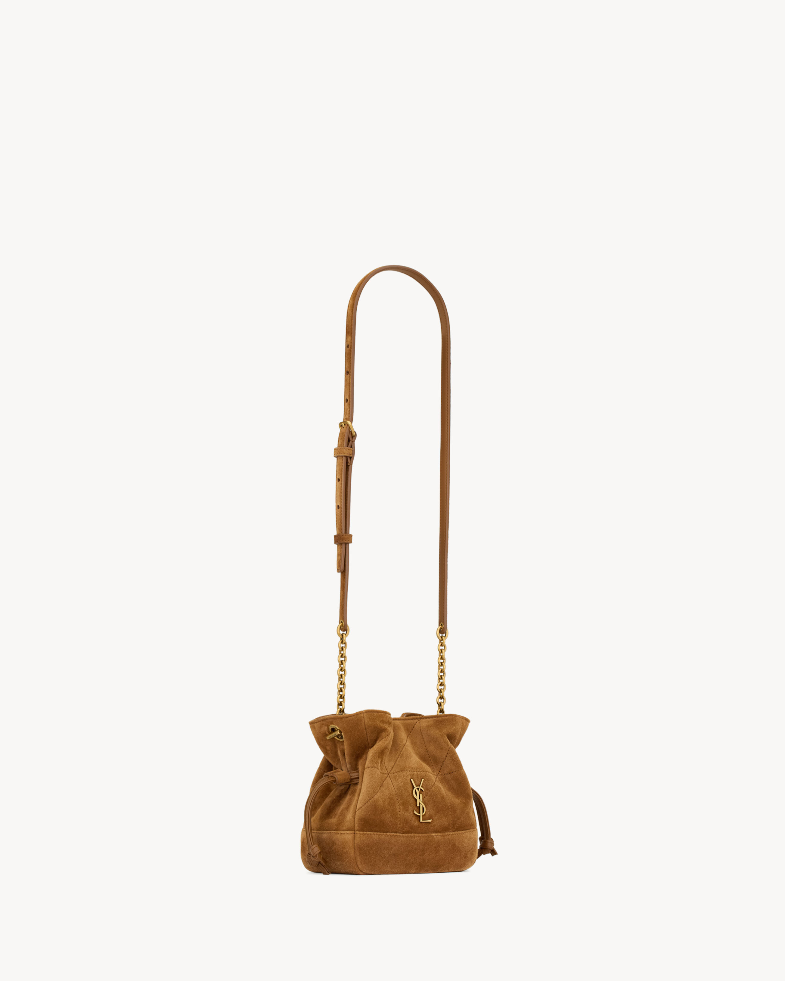 JAMIE mini shoulder pouch in suede
