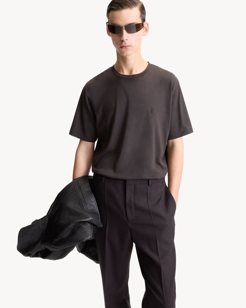 CASSANDRE T-Shirt aus Seide und Baumwolle