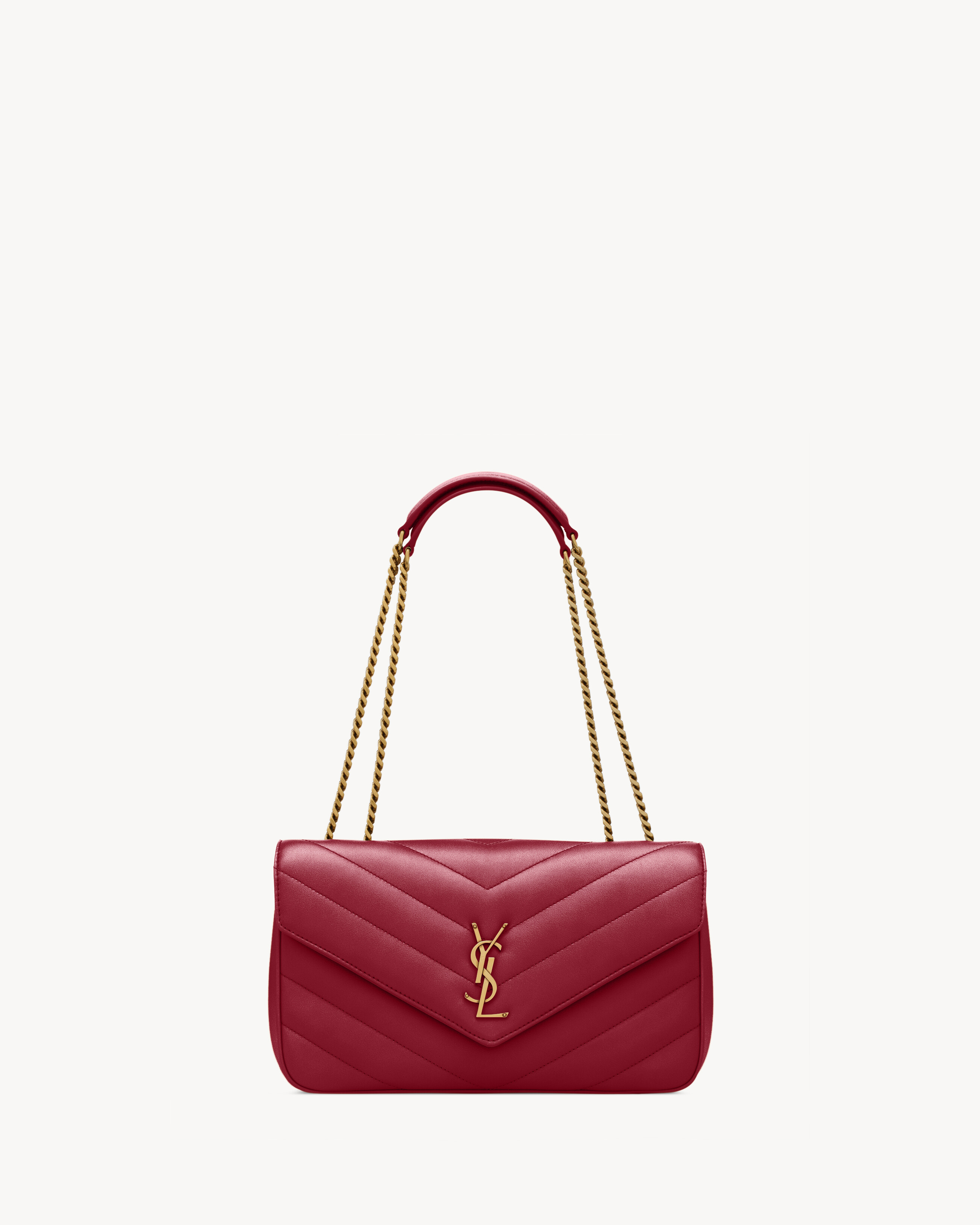 LOULOU medium in MATELASSÉ lambskin