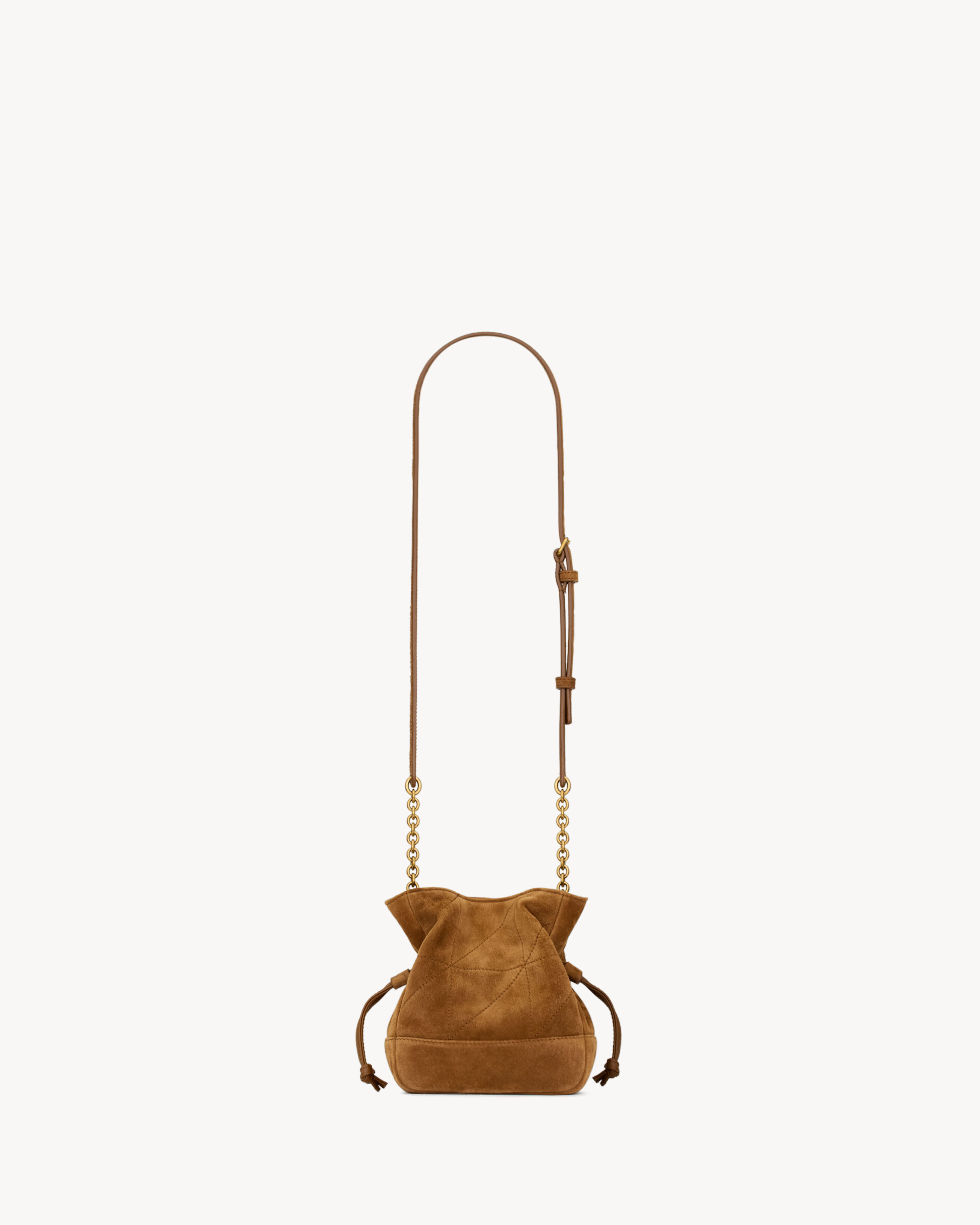 JAMIE mini shoulder pouch in suede