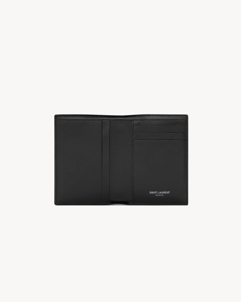 CASSANDRE SHADOW SAINT LAURENT credit card wallet in patent leather