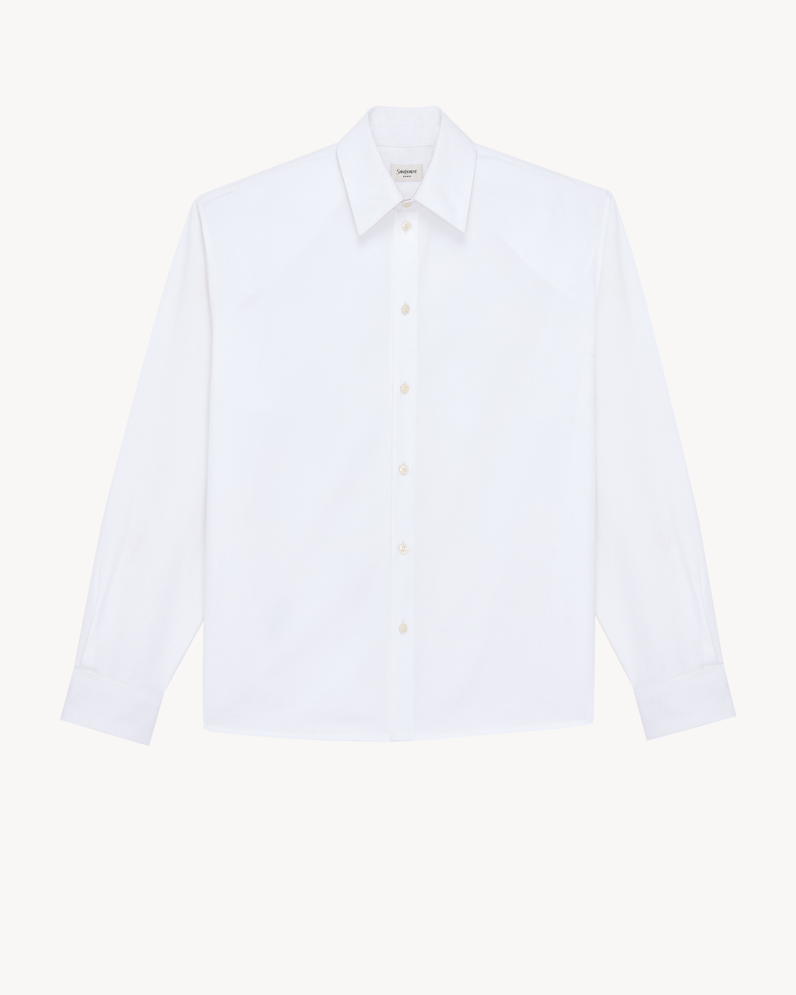 oversized shirt in cotton poplin
