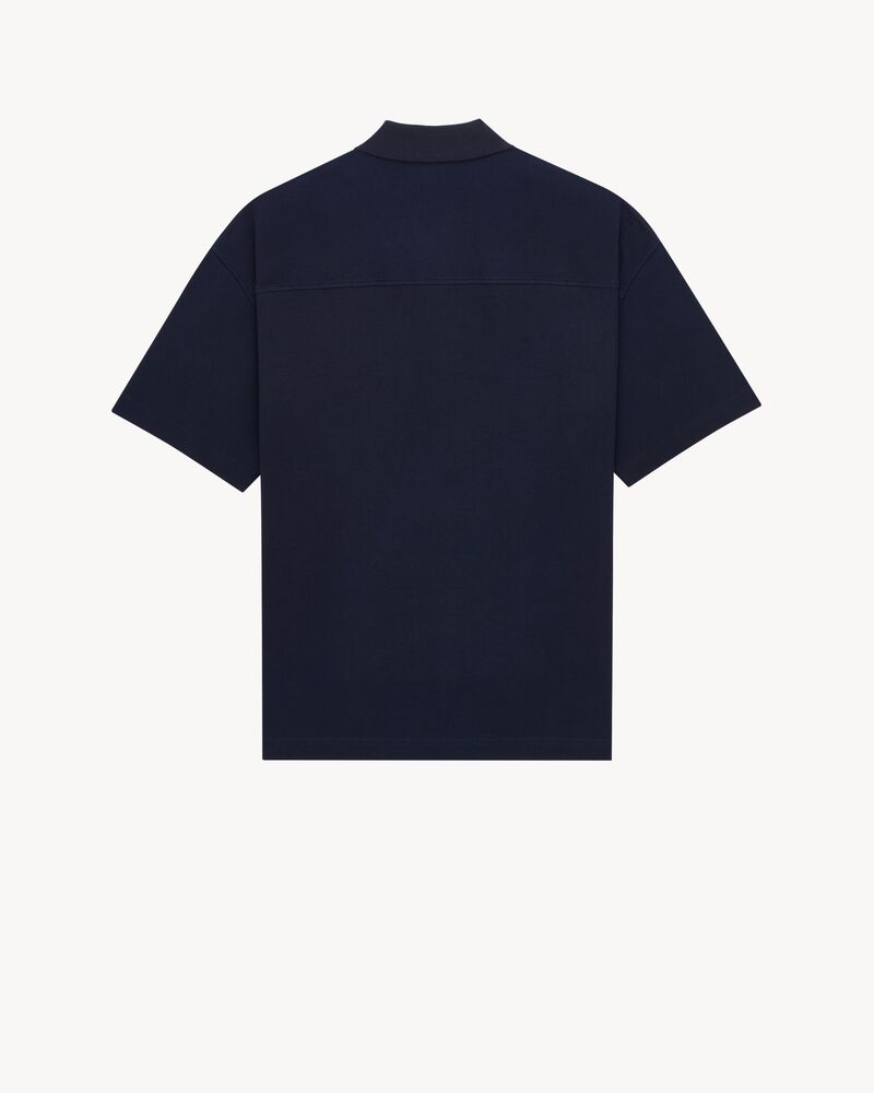 CASSANDRE polo in cotton piqué