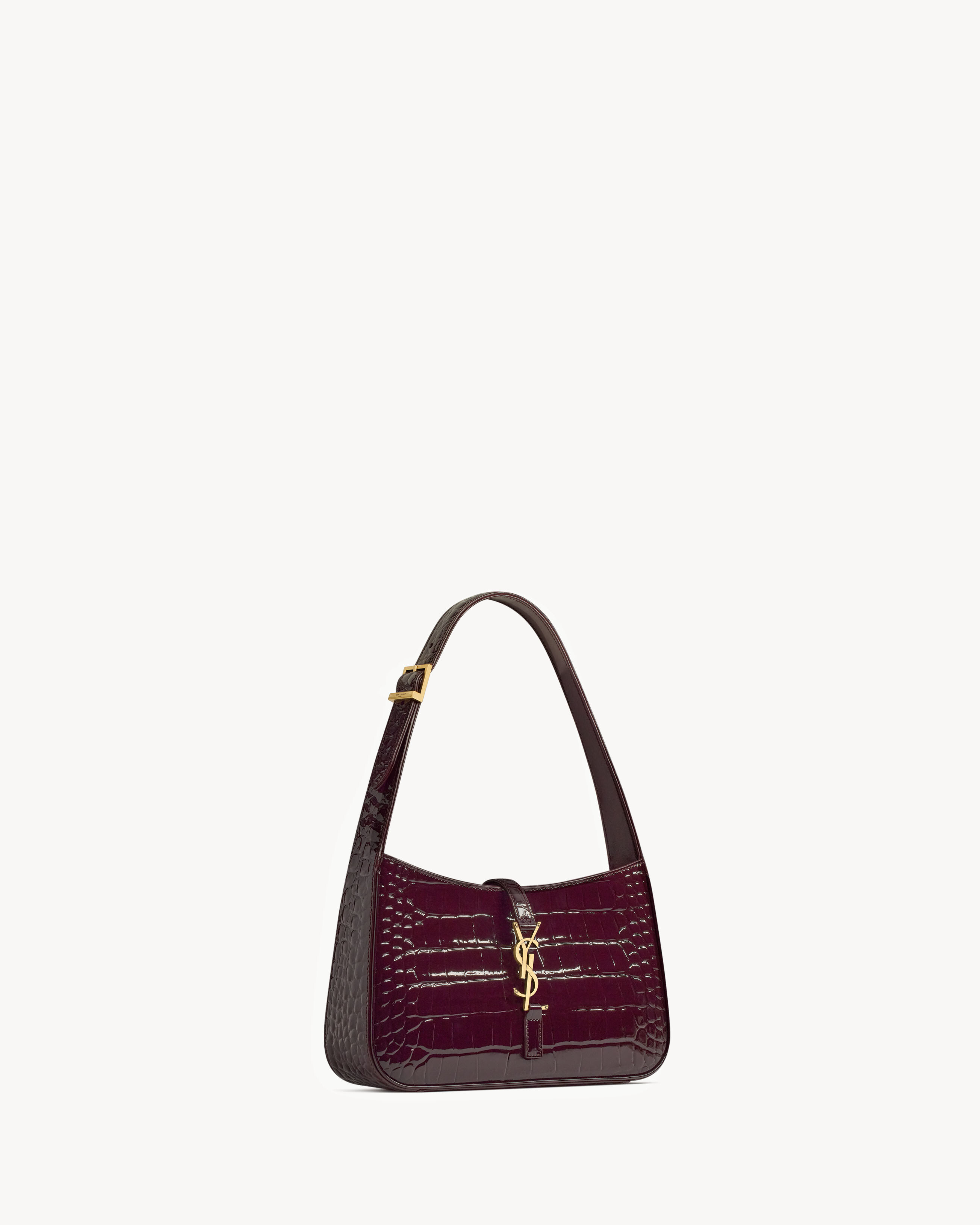 LE 5 À 7（クロコダイルエンボスパテントレザー） パープル | Saint