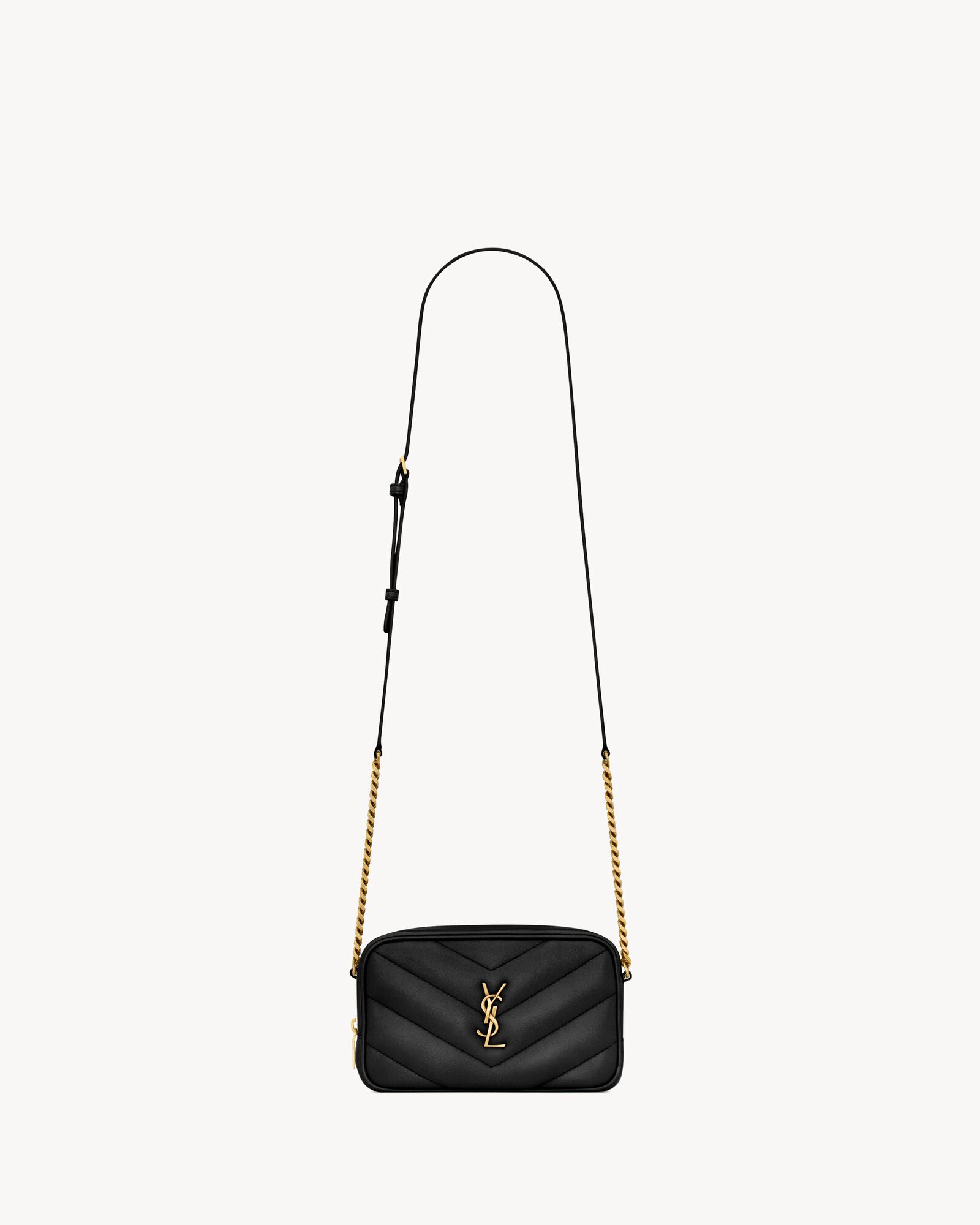 LOULOU mini camera bag in lambskin — 869816AAEAX1000