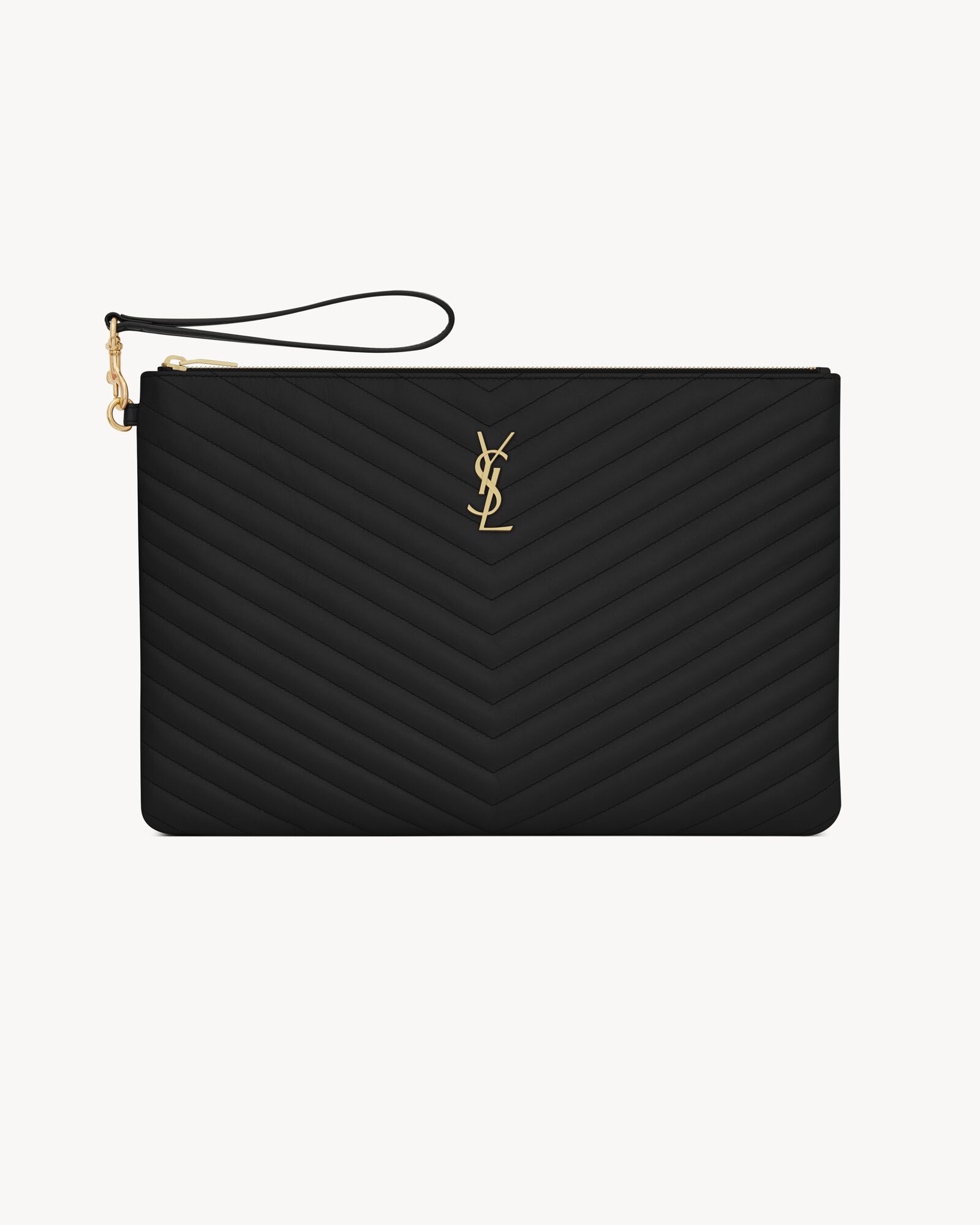CASSANDRE MATELASSÉ document holder IN LEATHER — 440222CWU011000