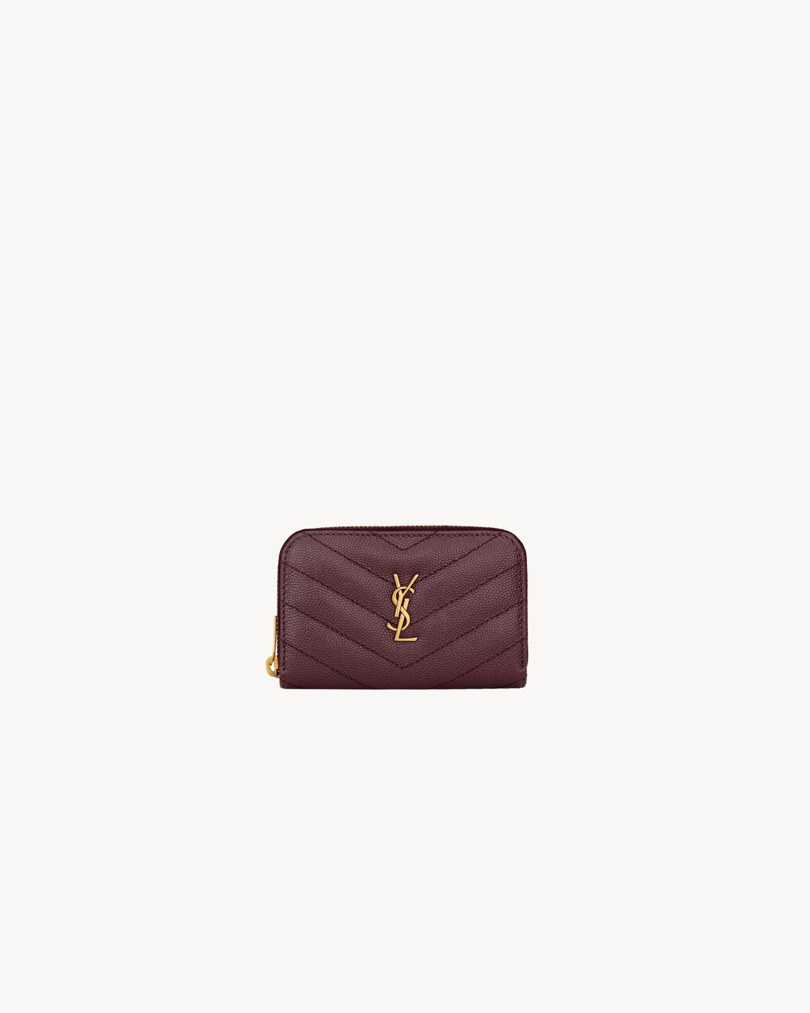 CASSANDRE change purse in GRAIN DE POUDRE leather — 843891AAGY56195
