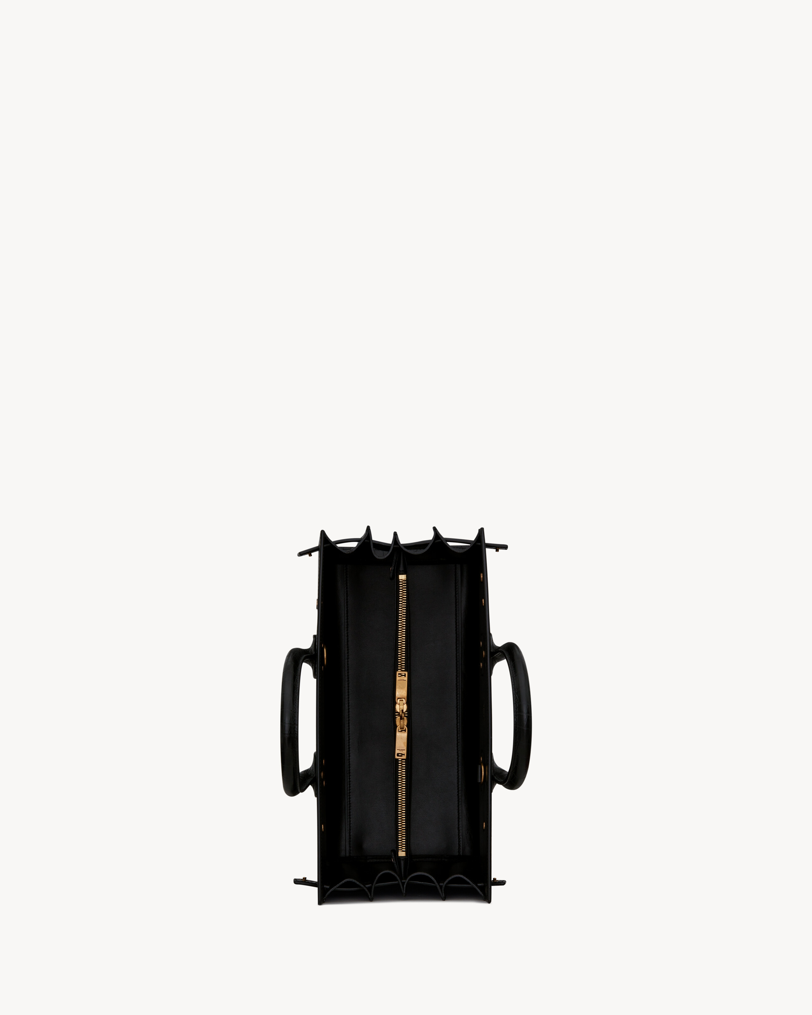 SAC DE JOUR IN CROCODILE-EMBOSSED LEATHER – SMALL