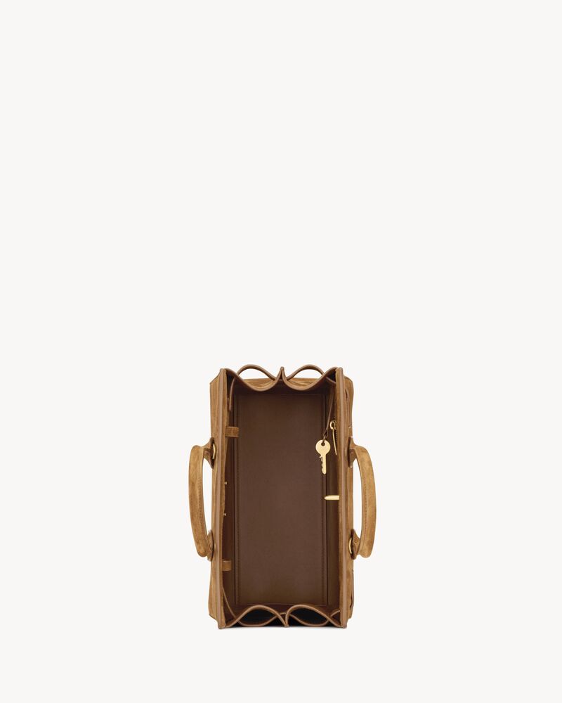 SAC DE JOUR in suede – SMALL in Brown | Saint Laurent | YSL EN-US