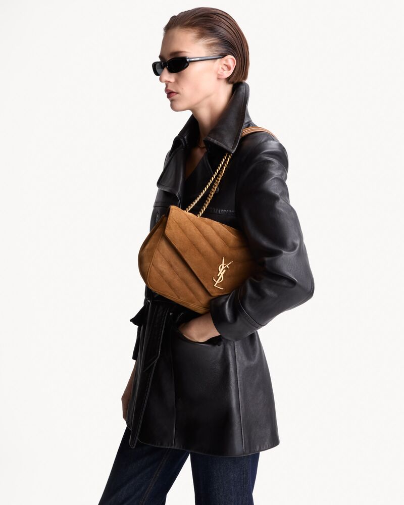 LOULOU medium in MATELASSÉ suede