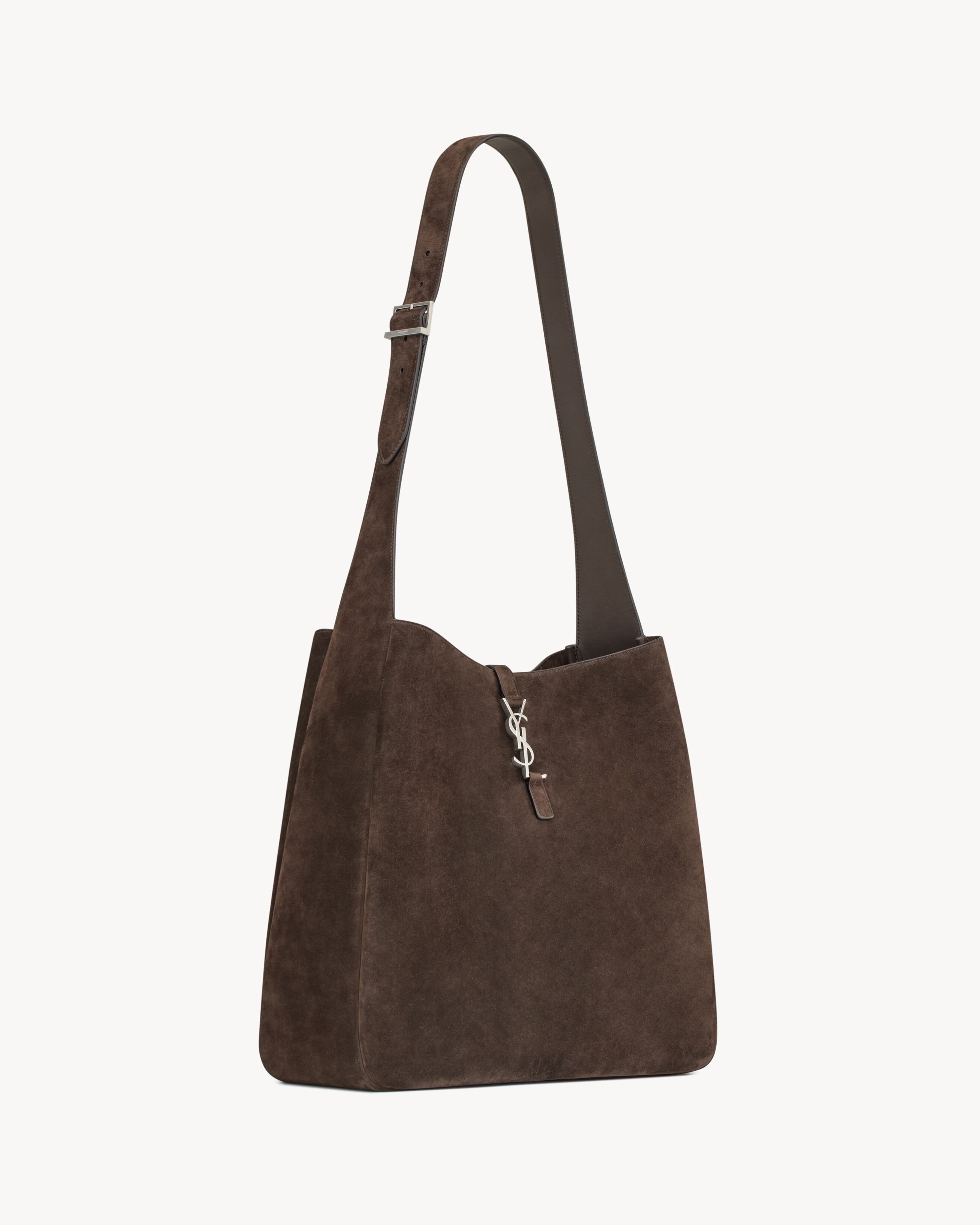 LE 5 À 7 maxi hobo in suede