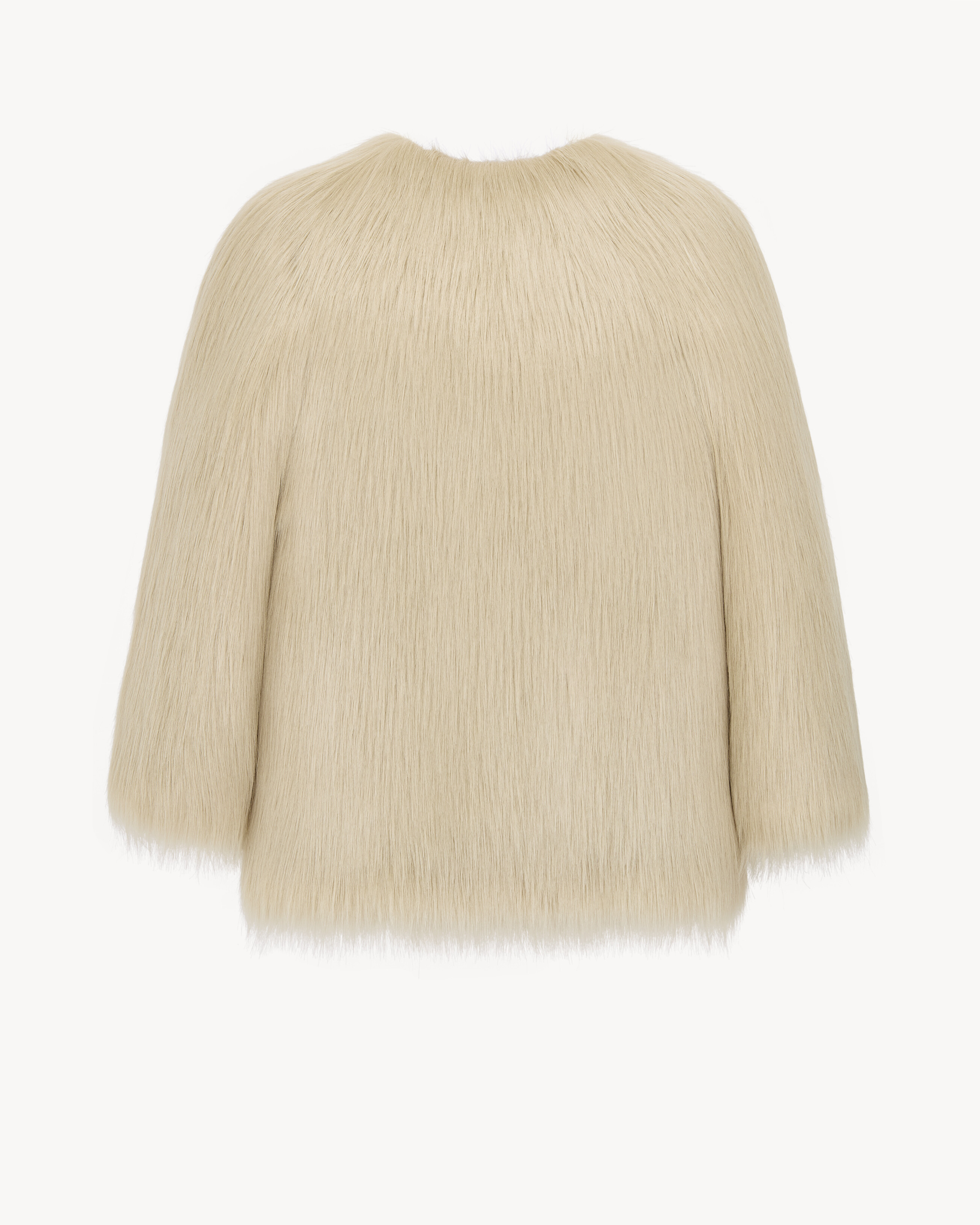 SHORT COAT IN ANIMAL-FREE FUR