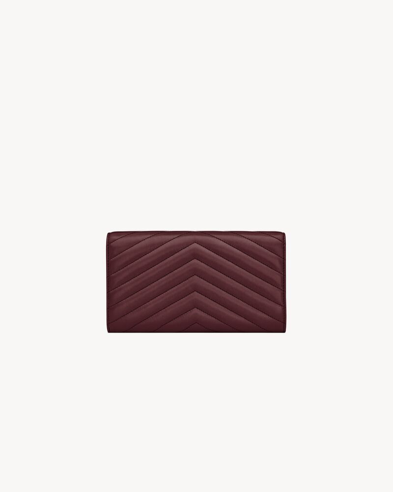 CASSANDRE large flap wallet in lambskin