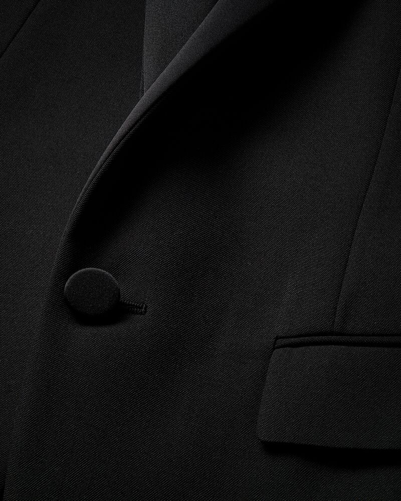 single-breasted tuxedo jacket in grain de poudre