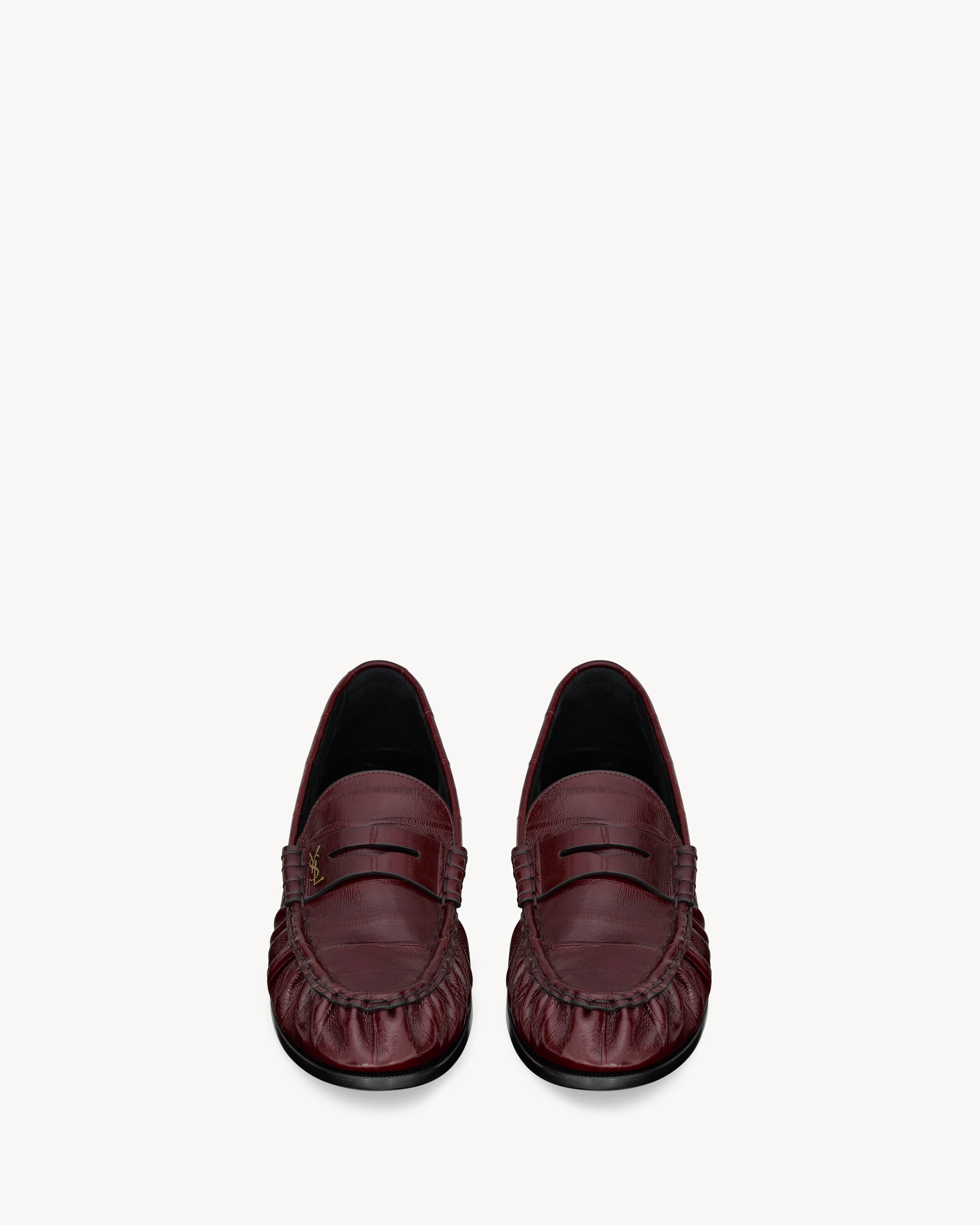 LE LOAFER supple mocassins en cuir d’anguille