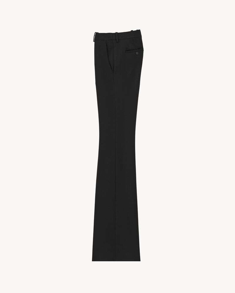 flared pants in cashmere