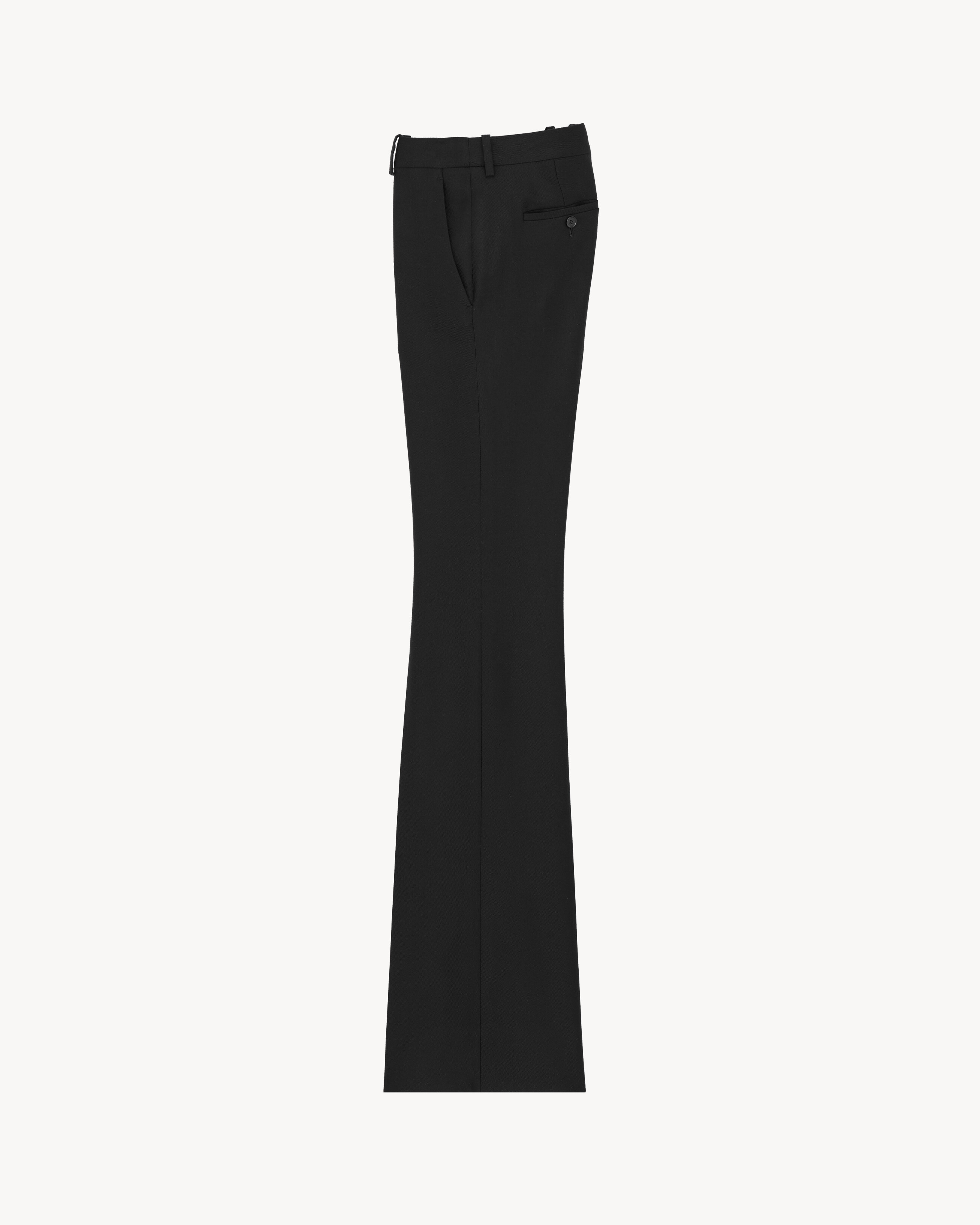 flared pants in cashmere