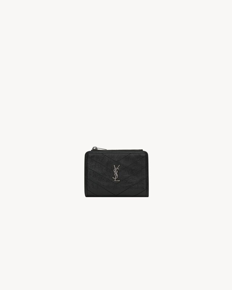 NIKI bi-fold wallet in vintage leather