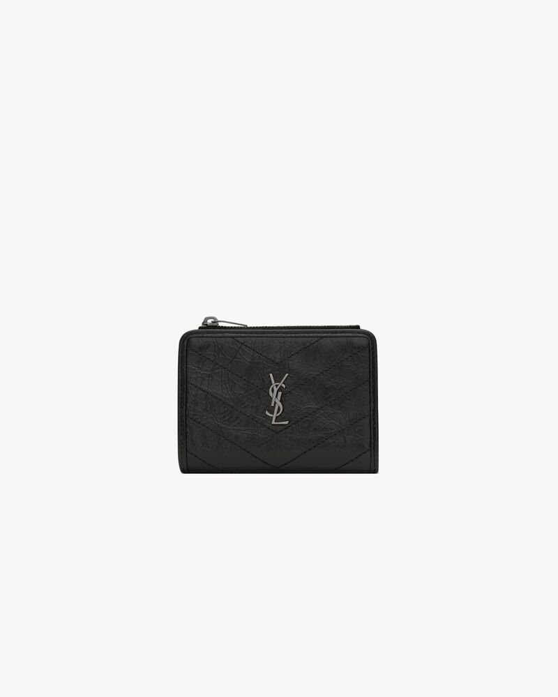 NIKI bi-fold wallet in vintage leather