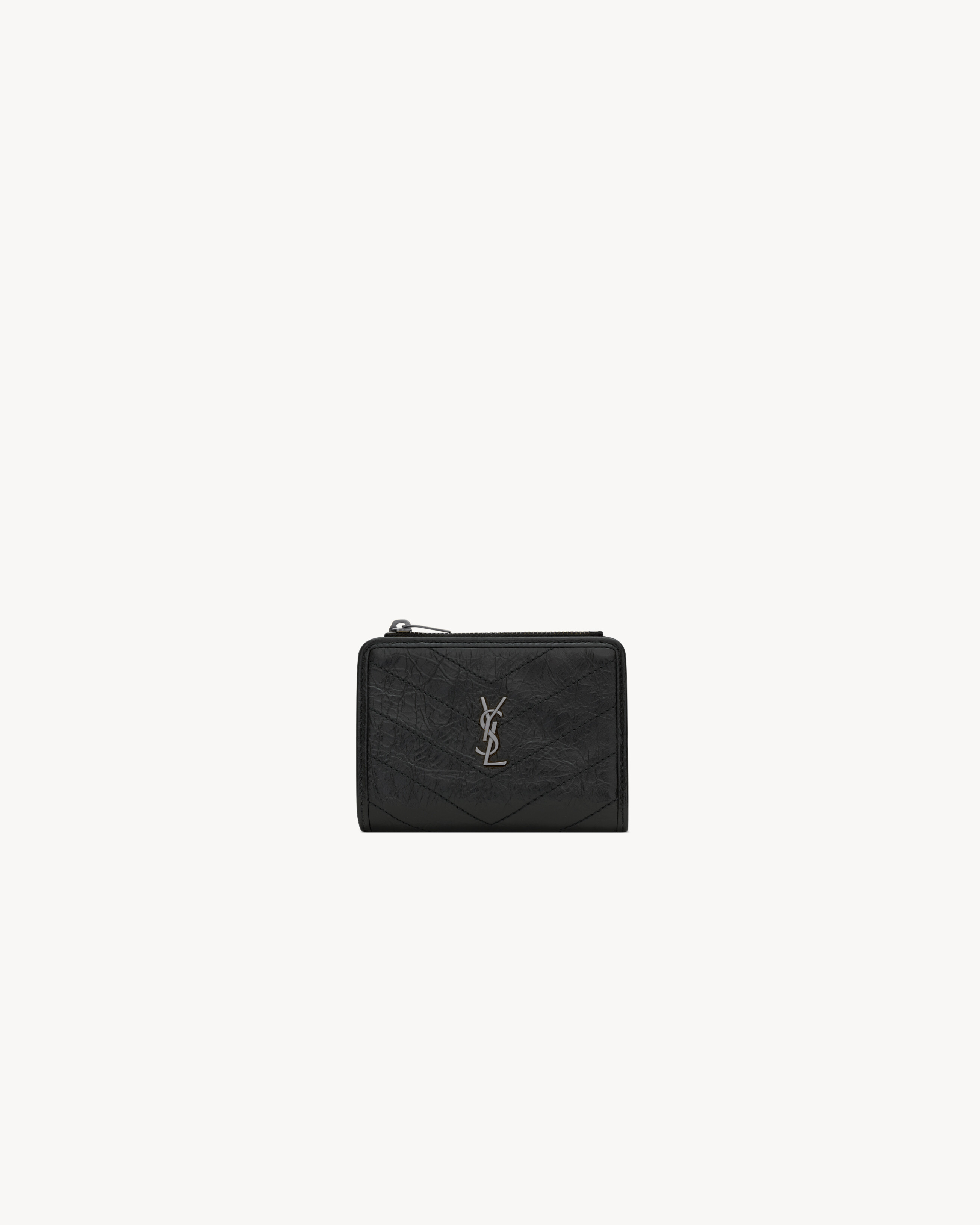 NIKI bi-fold wallet in vintage leather