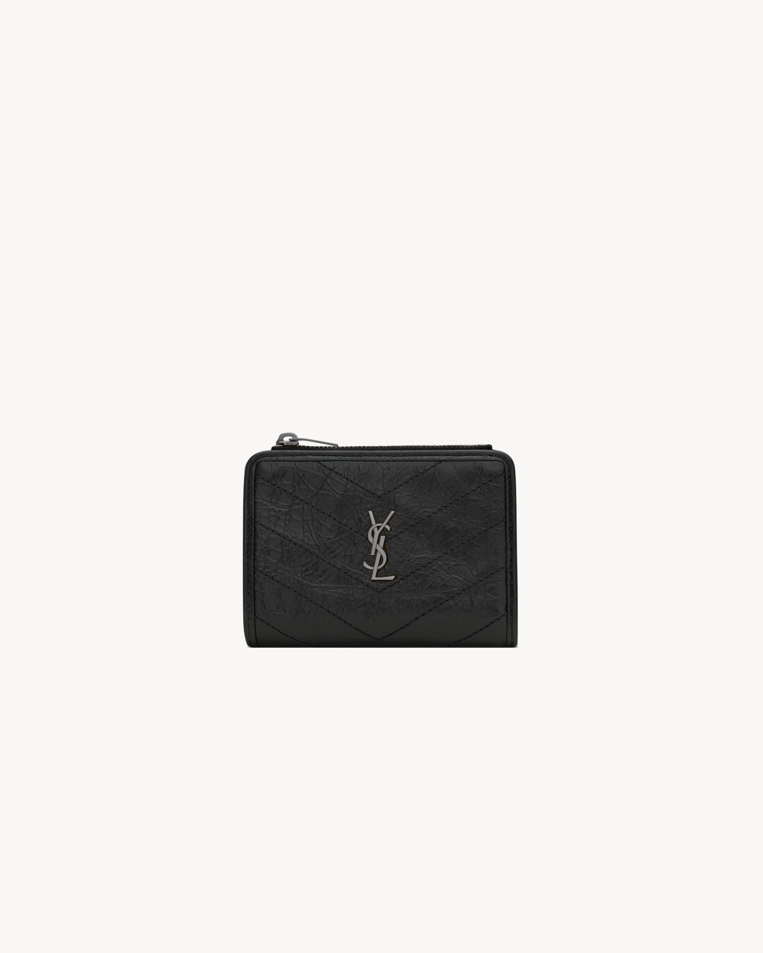 NIKI bi-fold wallet in vintage leather