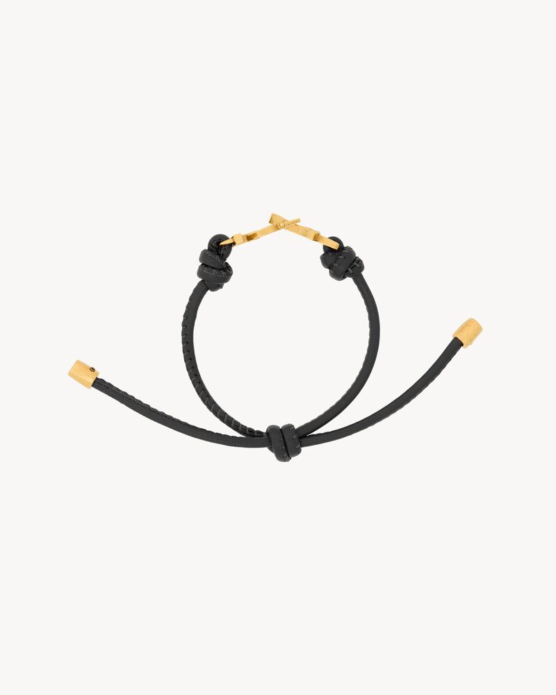 CASSANDRE cord bracelet in leather