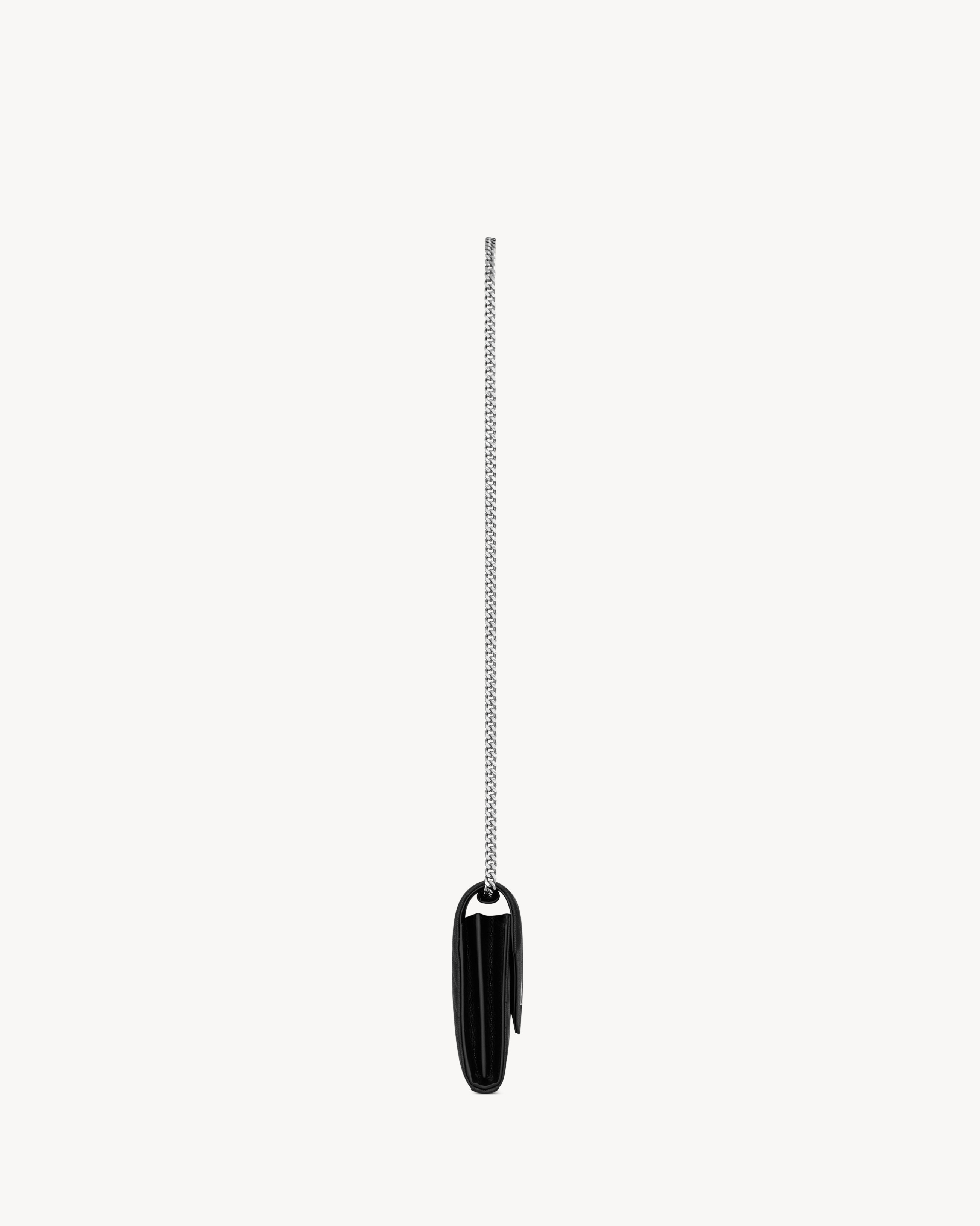 CLASSIC CASSANDRE CHAIN WALLET IN GRAIN DE POUDRE LEATHER