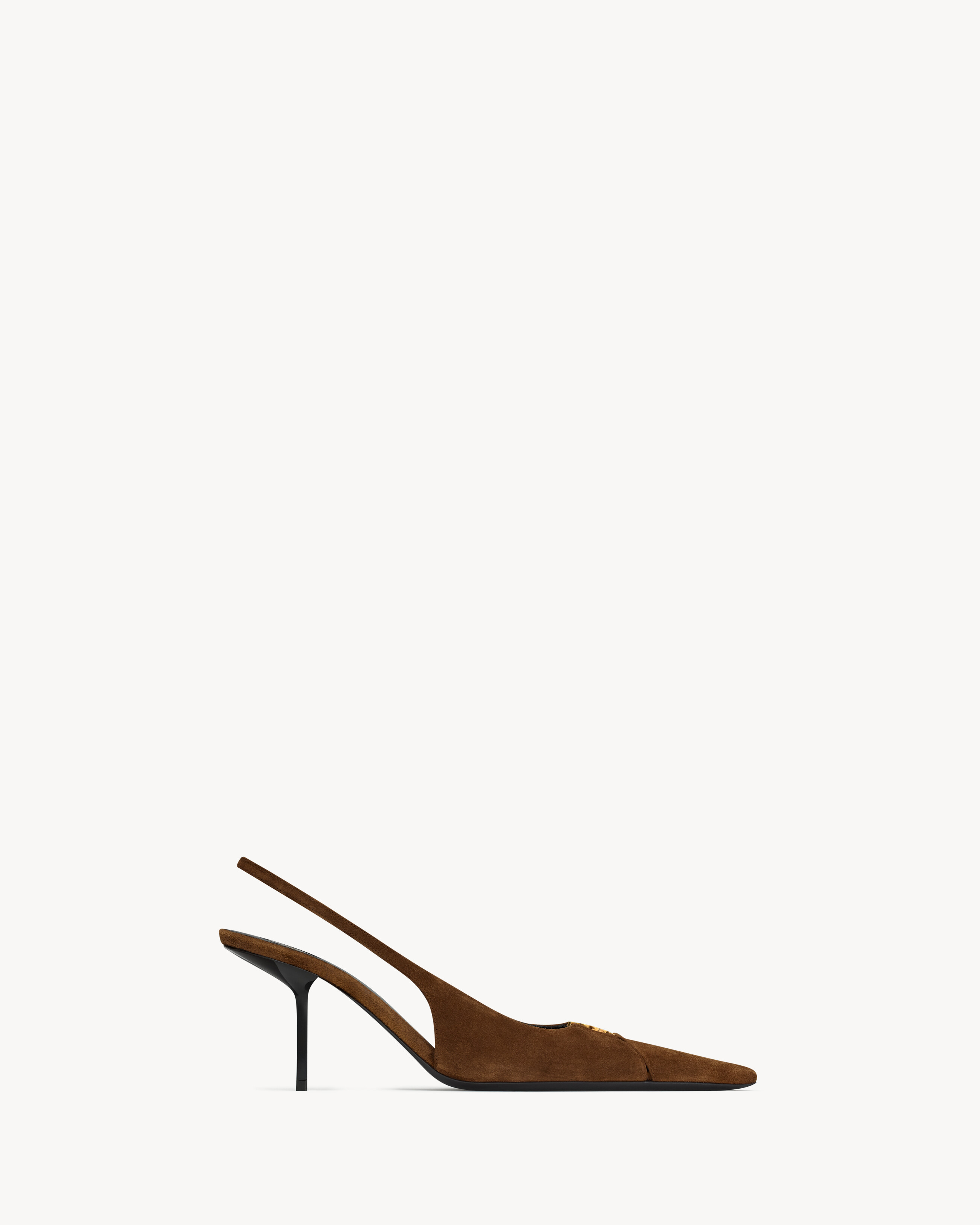BABYLONE BRETEUIL slingback pumps in suede