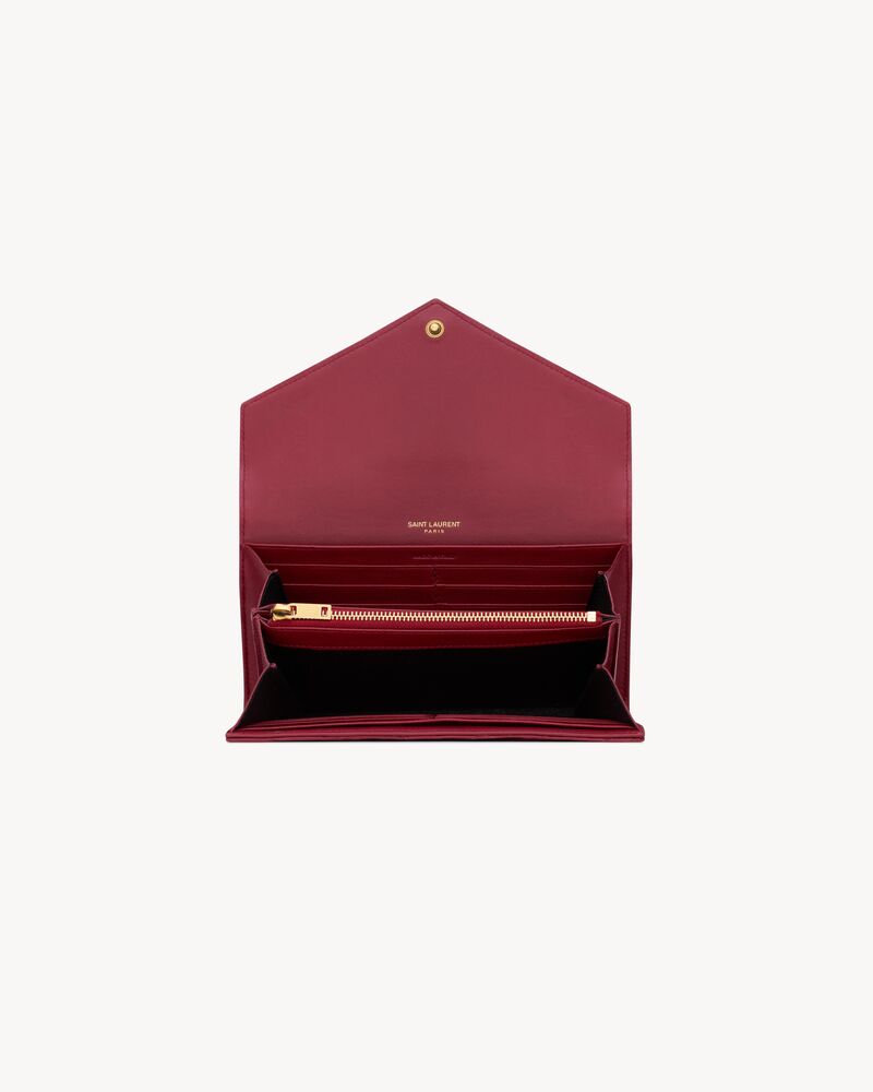 CASSANDRE large flap wallet in lambskin