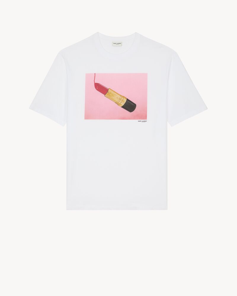 JASON MASON T-SHIRT in White | Saint Laurent | YSL EN-US